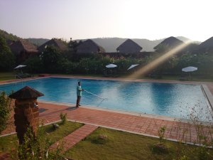 Cleaning the Swimming Pool After a Storm or Flood